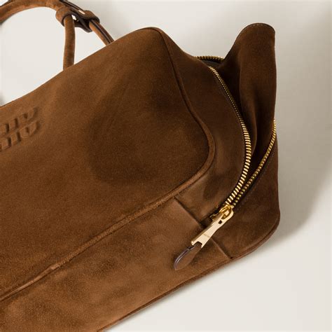 Cocoa Brown Suede Beau Bag 